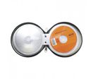 Porte CD / DVD zippé en métal