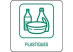 Panneau déchetterie plastiques