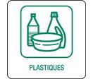 Panneau déchetterie plastiques