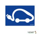 Panneau Logo véhicule électrique - Rigide A5 - 4600352