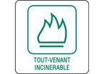 Panneau déchetterie tout-venant incinérable