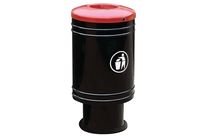 Corbeille Gascogne bicolore pied acier