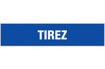 Panneau Tirez - Rigide 330x75mm - 4120997