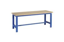 Sofame - Établi fixe SI40 - 2000x750mm - Plateau Hêtre Multiplis - Charge 1500kg - Bleu Éco-responsable