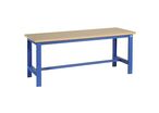 Sofame - Établi fixe SI40 - 2000x750mm - Plateau Hêtre Multiplis - Charge 1500kg - Bleu Éco-responsable