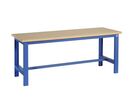 Sofame - Établi fixe SI40 - 2000x750mm - Plateau Hêtre Multiplis - Charge 1500kg - Bleu Éco-responsable