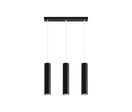 Suspension 3 Lampes pour Ampoules GU10 - Noir