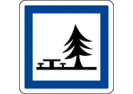 Panneau indication emplacement pique-nique CE7
