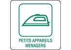 Panneau déchetterie petits appareils ménagers
