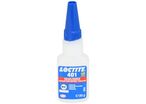 Loctite - Colle d'assemblage et de fixation PRISM 401 - Adhésif instantané liquide transparent 20g - Prise rapide multi-usage
