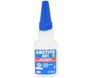 Loctite - Colle d'assemblage et de fixation PRISM 401 - Adhésif instantané liquide transparent 20g - Prise rapide multi-usage