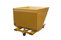 Benne à basculement et retour automatique