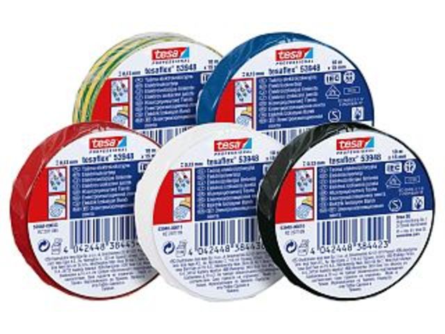 Ruban d’isolation électrique en PVC - VDE, IMQ et SEMKO : tesaflex® 53948