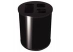 Collecteur tri sélectif 40 litres noir