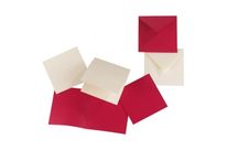 Carte DoublePollen Clairefontaine 160 x 160 Ivoire 210 gr paquet de 25