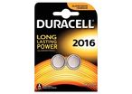 Piles LITHIUM 3V CR2016 DURACEL boite de  2