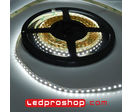 Ruban led étanche : Ruban led de puissance Blanc Froid 6500°K - 9,6 W/m - 12 VDC - Garantie 2 ans