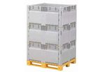 Caisses palettes modulables : KitBin plein Triple Hauteur