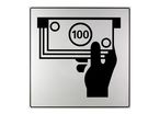 Plaquette Distributeur automatique de billets - Iso 7001 200x200mm - 4380087
