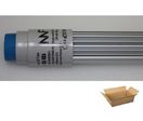 Pack de 5 à 100 tube type T8 120 cm 18 W  aluminium  