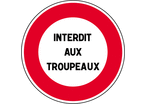 Panneau autres interdictions B19