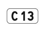 Cartouche pour panneau piste cyclable E44