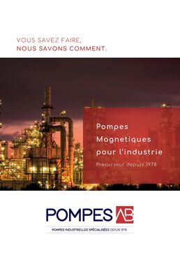 Pompes à entraînement magnétique POMPES AB