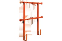 Barrière de fenêtre extensible de protection appuis téton peint ou galvanisé 0,7 à  2,5 m