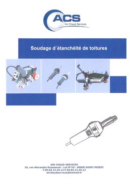 catalogue Etanchéité toiture