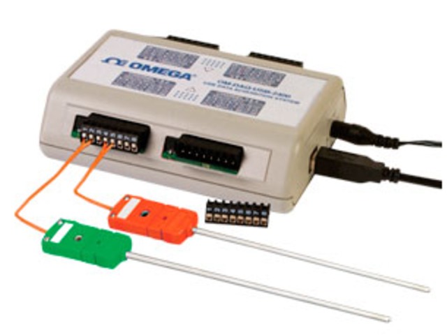 Module USB d'acquisition de données d'entrée thermocouple/tension 8/16 canaux OM-DAQ-USB-2401