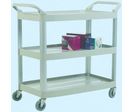 Chariot Hygiène 3 Tablettes Gris