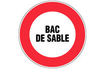 Panneau Bac à sable - Rigide Ø80mm - 4021447