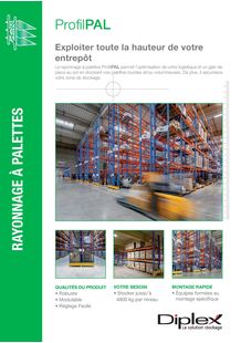 Rayonnage à palettes ProfilPAL