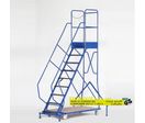 Escabeaux industriels roulants de 5 à 9 marches  | SBESRB09D1W