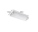 Lampe de Sortie de Secours LED Batterie 4 Pictogrammes 4W IP65