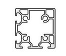 Profilé aluminium 60x60 fente 8 mm