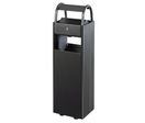 Cendrier 6L /corbeil 30l sur pied noir