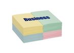 Notes Repositionnables Businesst  pastel 76 x 127 Lot de 12