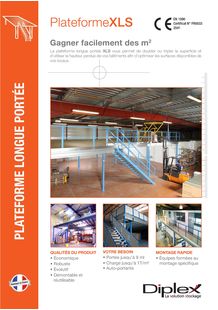 Plateforme Mezzanine de stockage