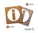 Plaquettes de porte 90x90mm - Information - Wood 