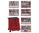 Servante d'atelier complète pro 7 tiroirs 491 outils Teng Tools TCMM491NE