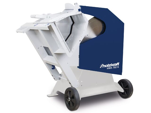 Scie circulaire à bûche mobile incl. lame diam. 700 mm 7,5kW 400V Holzkraft HWS702K