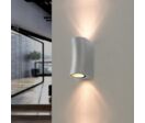 Applique Murale LED IP44 pour 2 ampoules GU10 - Blanc