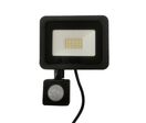 Pack de  10 - Projecteur LED Extérieur 20W IP65 NOIR avec Détecteur de Mouvement Crépusculaire