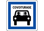Panneau de signalisation covoiturage