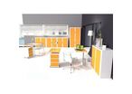 Bureau droit 160 easy orange