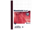 Cahier petit carreau Manifold Business 10,5 x 14,8 Duplicata