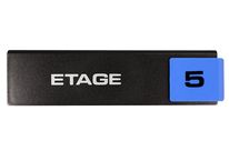 Plaquette de porte Etage 5 - Europe design 175x45mm - 4260310