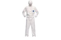 Tyvek Dupont - Combinaison de travail jetable 500 Xpert - Blanc XXL - Protection Type 5/6 - Vêtement de catégorie 3