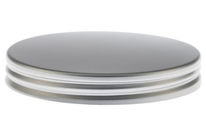 Bouchon/Couvercle alimentaire aluminium vissant à bord droit